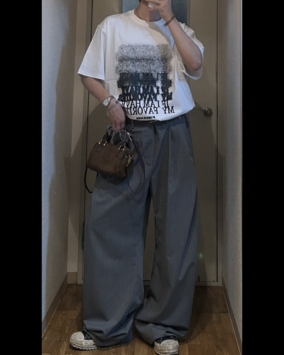 【即納】グラデーションフォントTシャツ WG0122