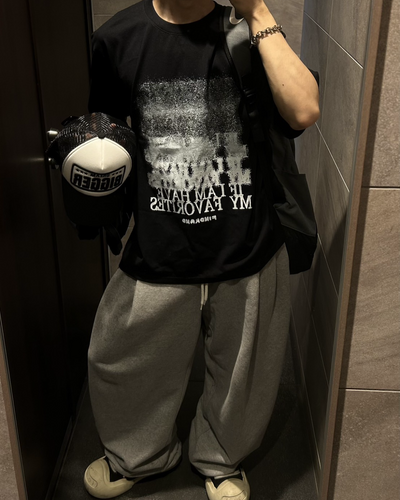 【即納】グラデーションフォントTシャツ WG0122