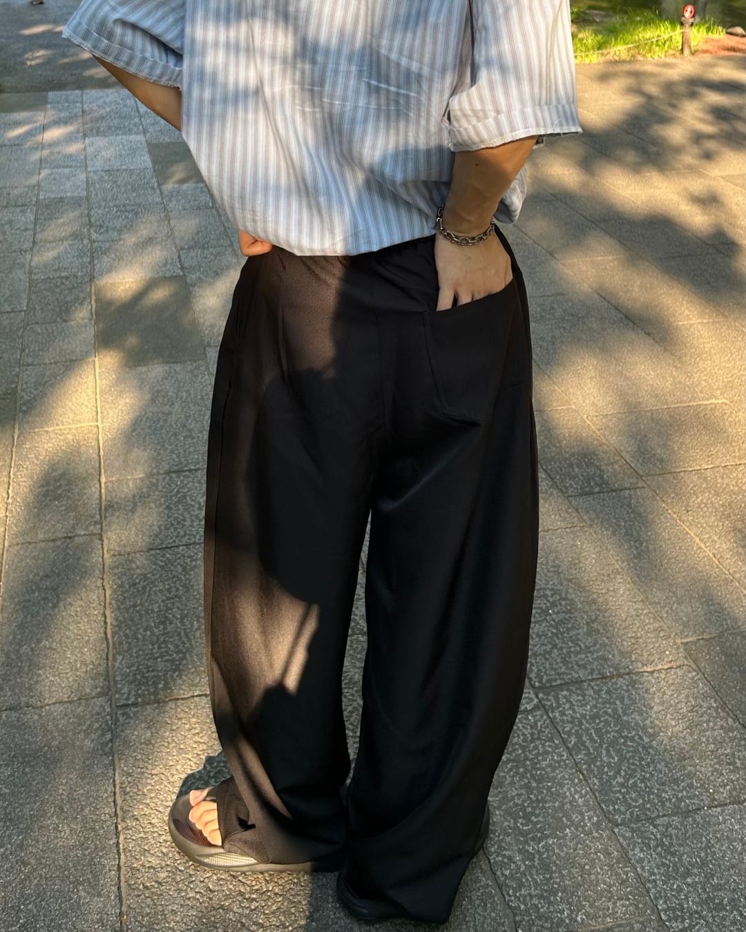 フロントタックストレートスラックス WG0143