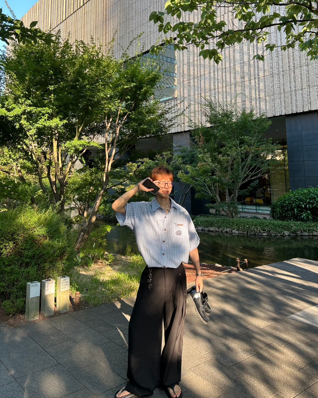 フロントタックストレートスラックス WG0143