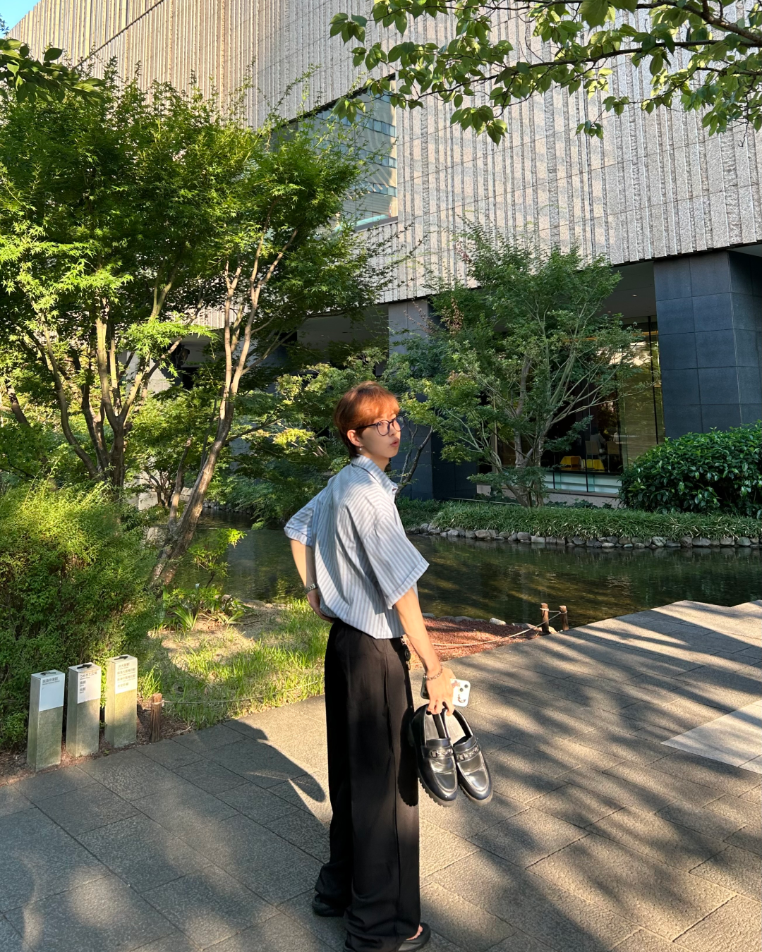 フロントタックストレートスラックス WG0143