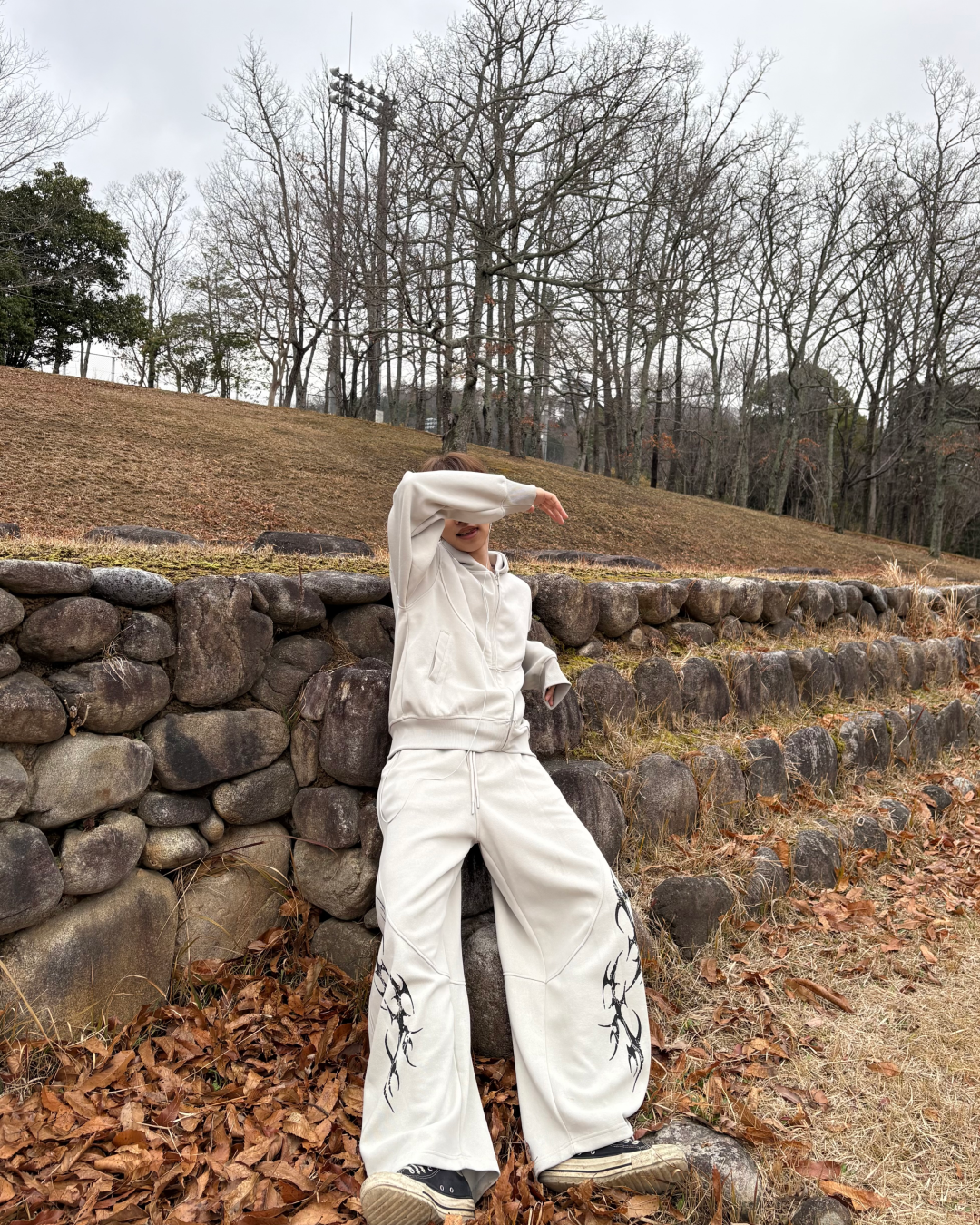 【即納】ヴィンテージ加工スウェットセットアップ(上下別売り) WG5002