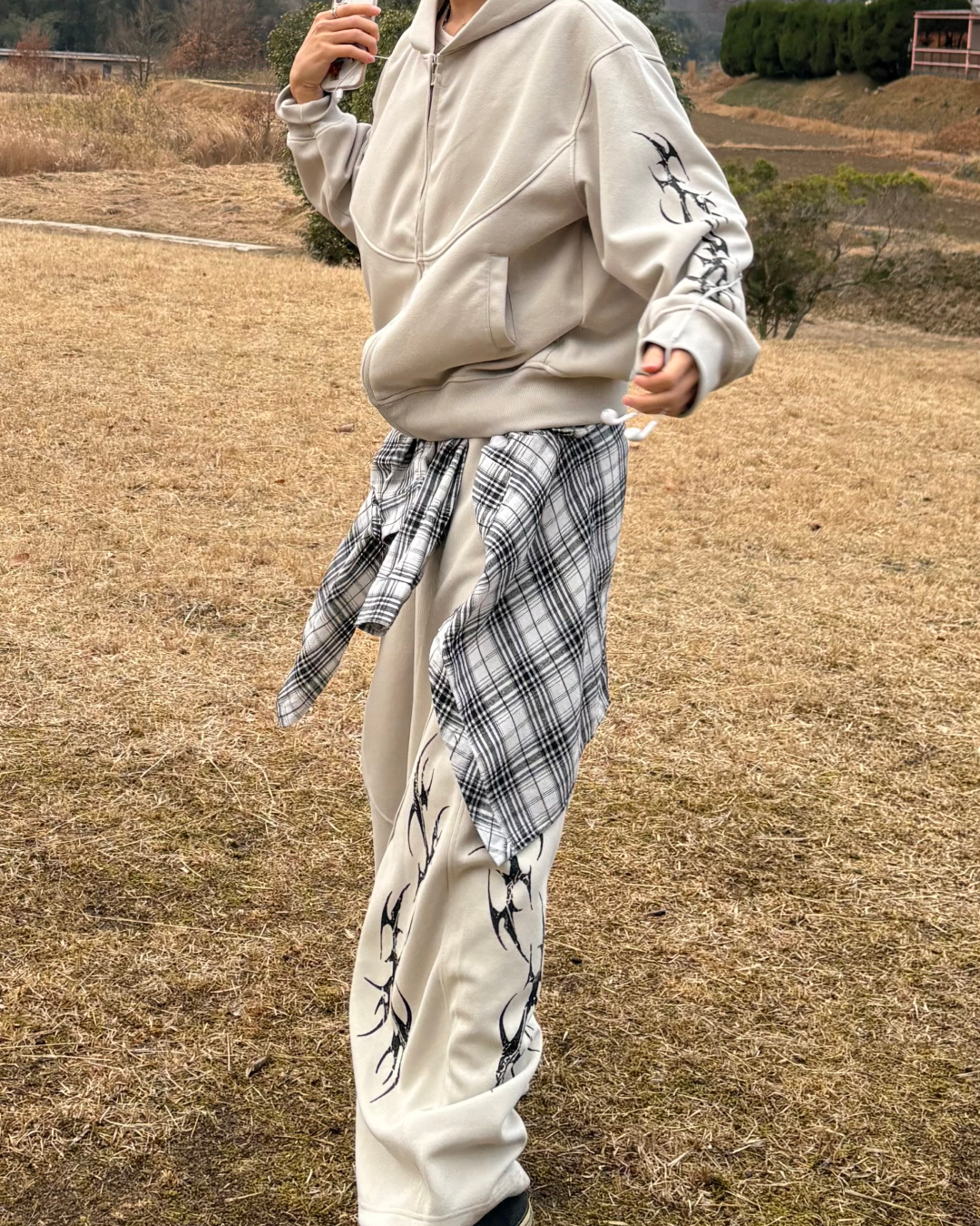 【即納】ヴィンテージ加工スウェットセットアップ(上下別売り) WG5002