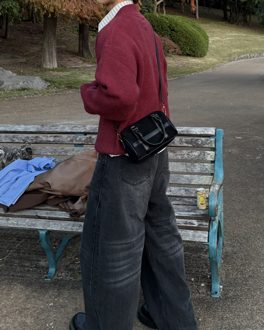 Vネックルーズニット WG0211