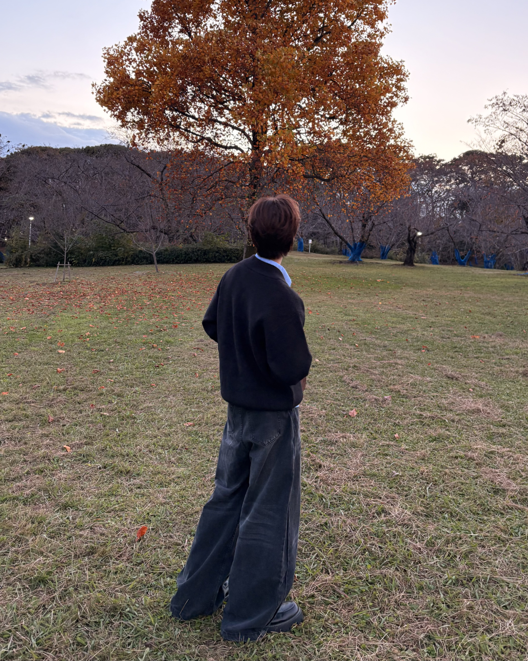 Vネックルーズニット WG0211