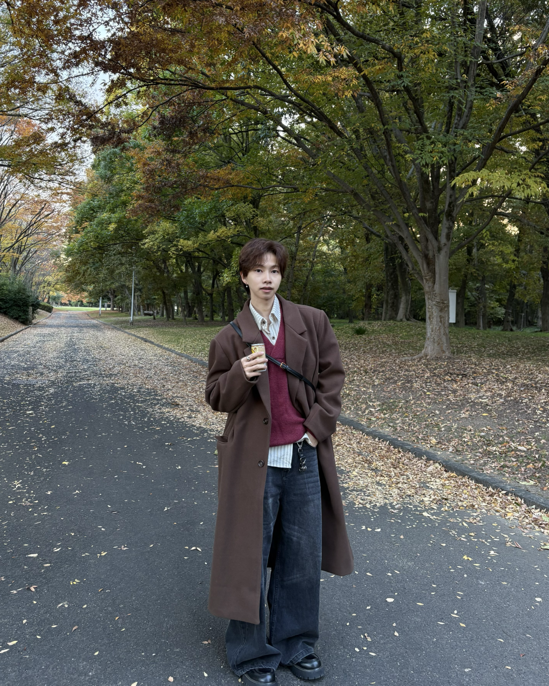 Vネックルーズニット WG0211