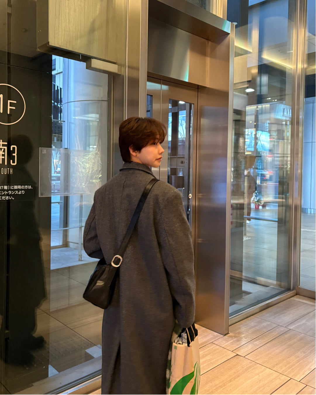 ダブルブレスト ロングチェスターコート WG0217