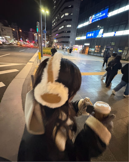 フェイクファーイヤーマフラー WG0238