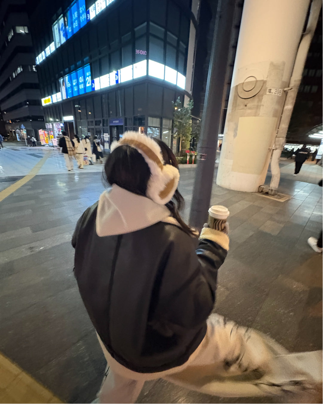 フェイクファーイヤーマフラー WG0238