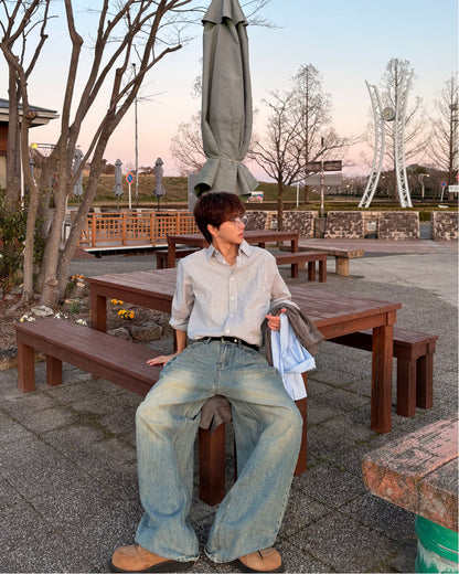 【一部即納】ミニマルストライプシャツ WG0301