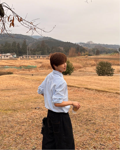 【一部即納】ミニマルストライプシャツ WG0301