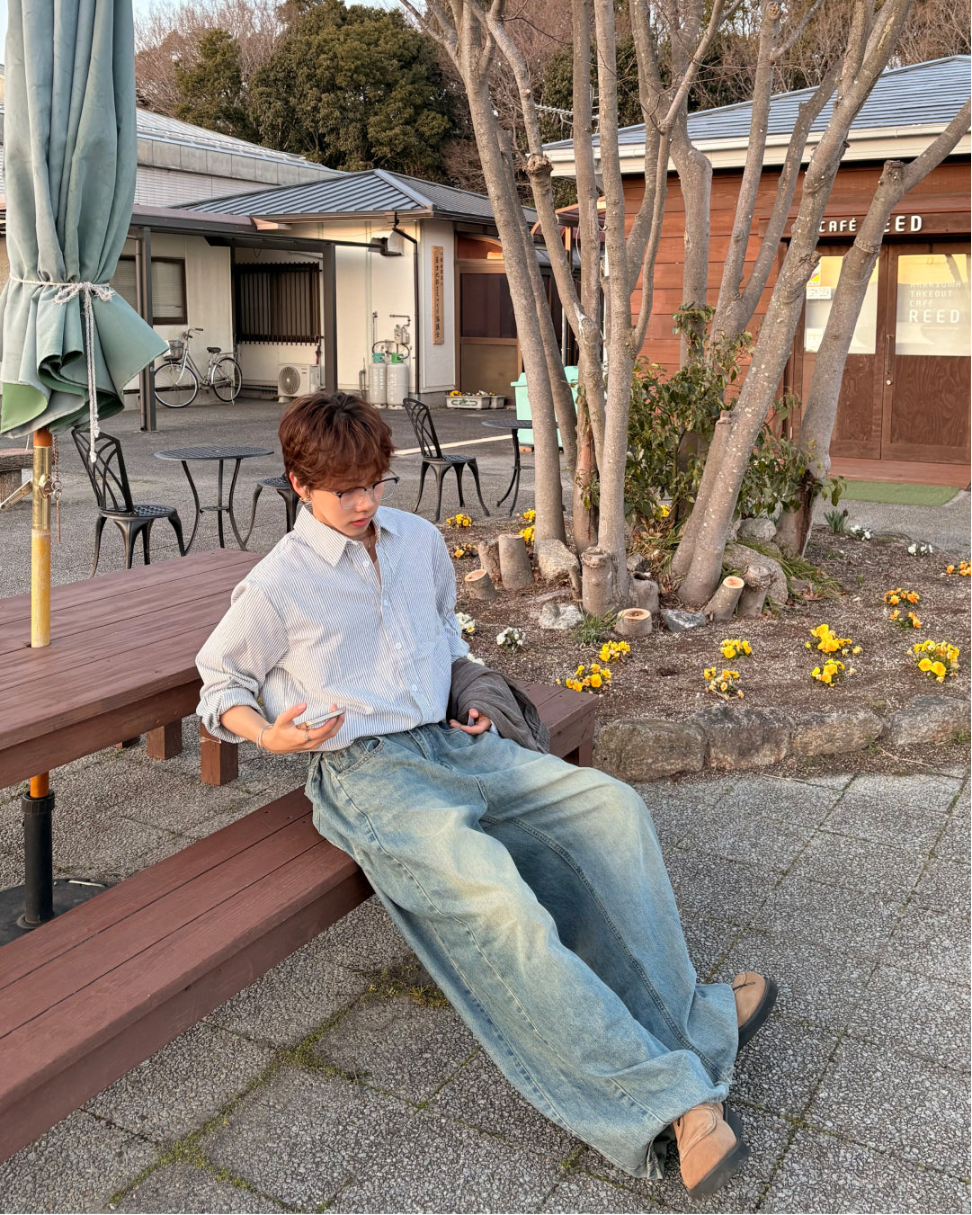 【一部即納】ミニマルストライプシャツ WG0301