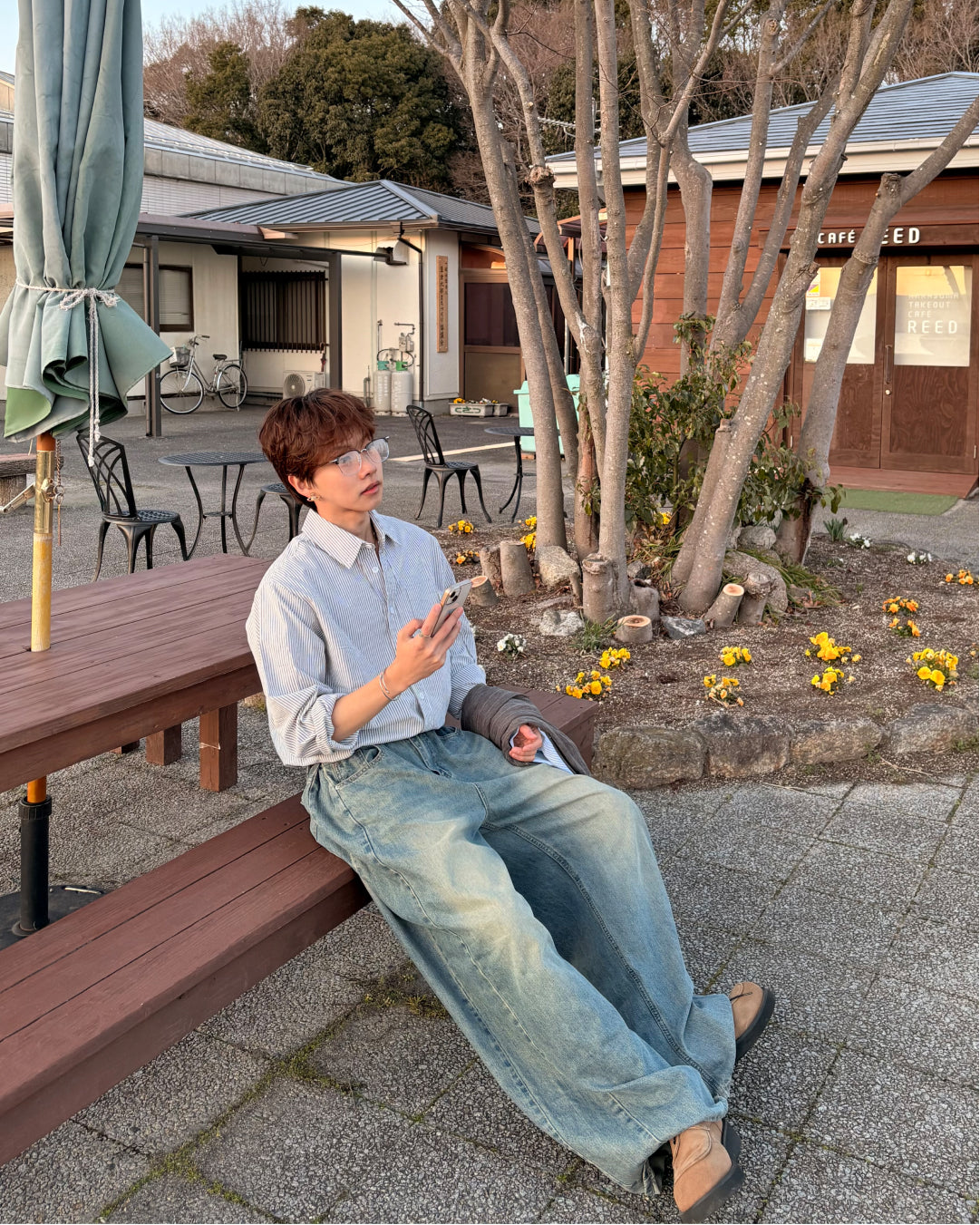 【一部即納】ミニマルストライプシャツ WG0301