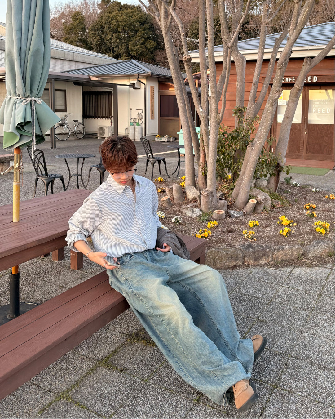 【一部即納】ミニマルストライプシャツ WG0301