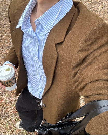 【一部即納】ミニマルストライプシャツ WG0301