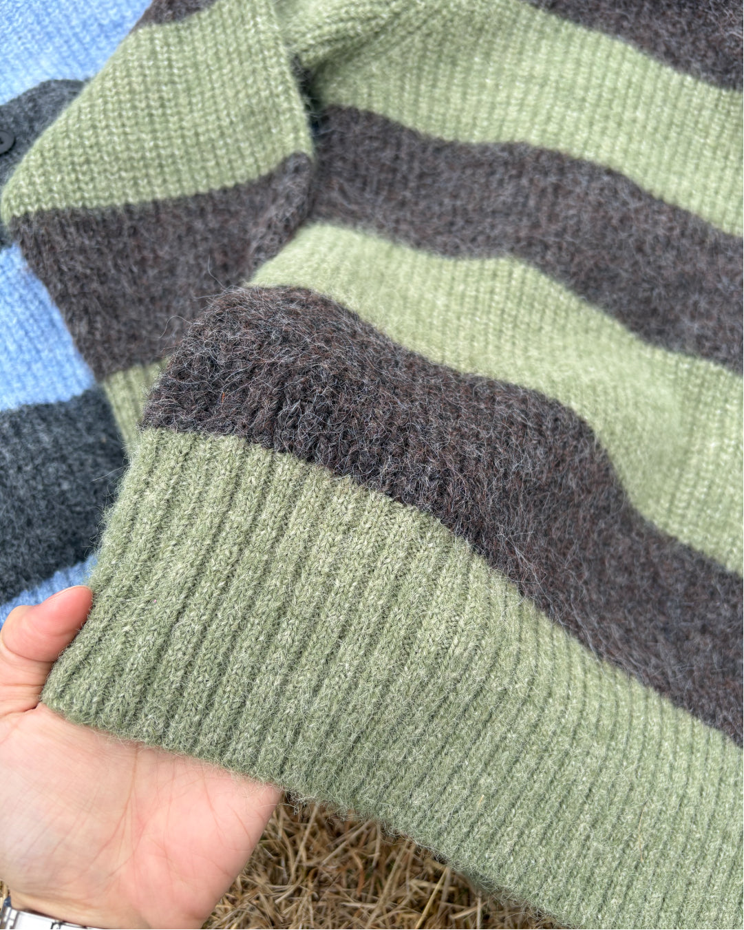 シャギーボーダーカーディガン WG0315