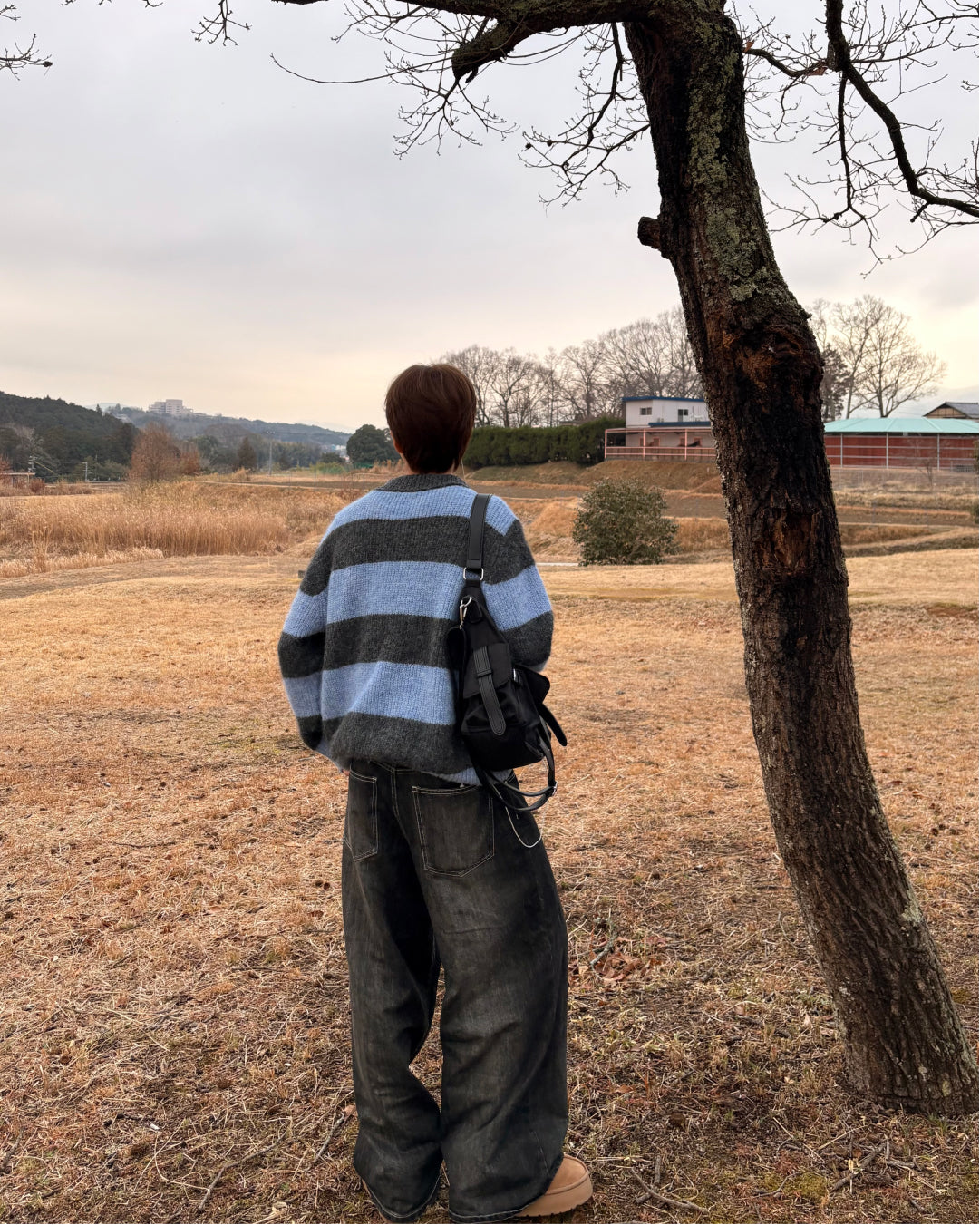 シャギーボーダーカーディガン WG0315