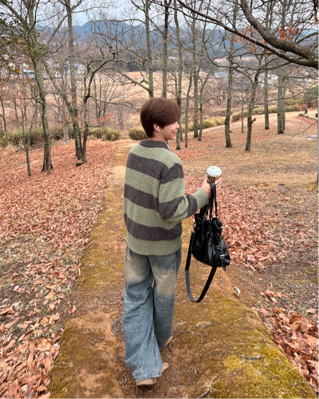 シャギーボーダーカーディガン WG0315