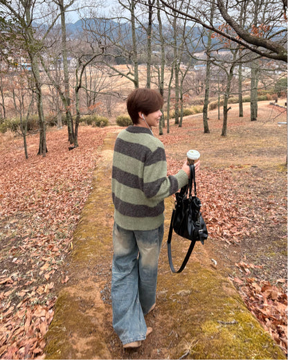 シャギーボーダーカーディガン WG0315