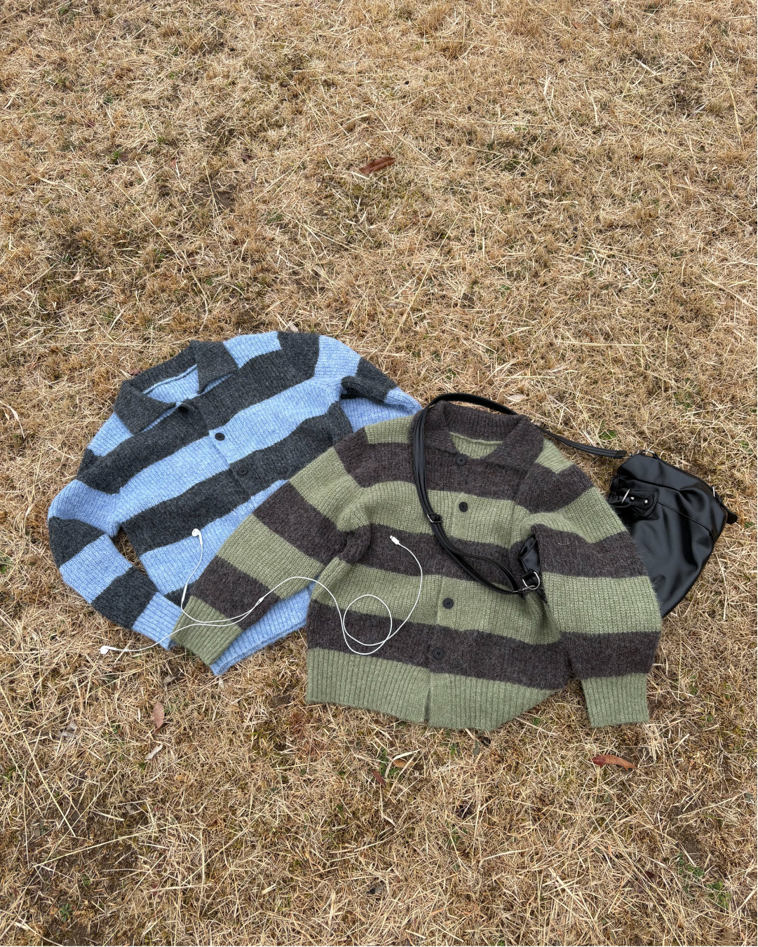 シャギーボーダーカーディガン WG0315