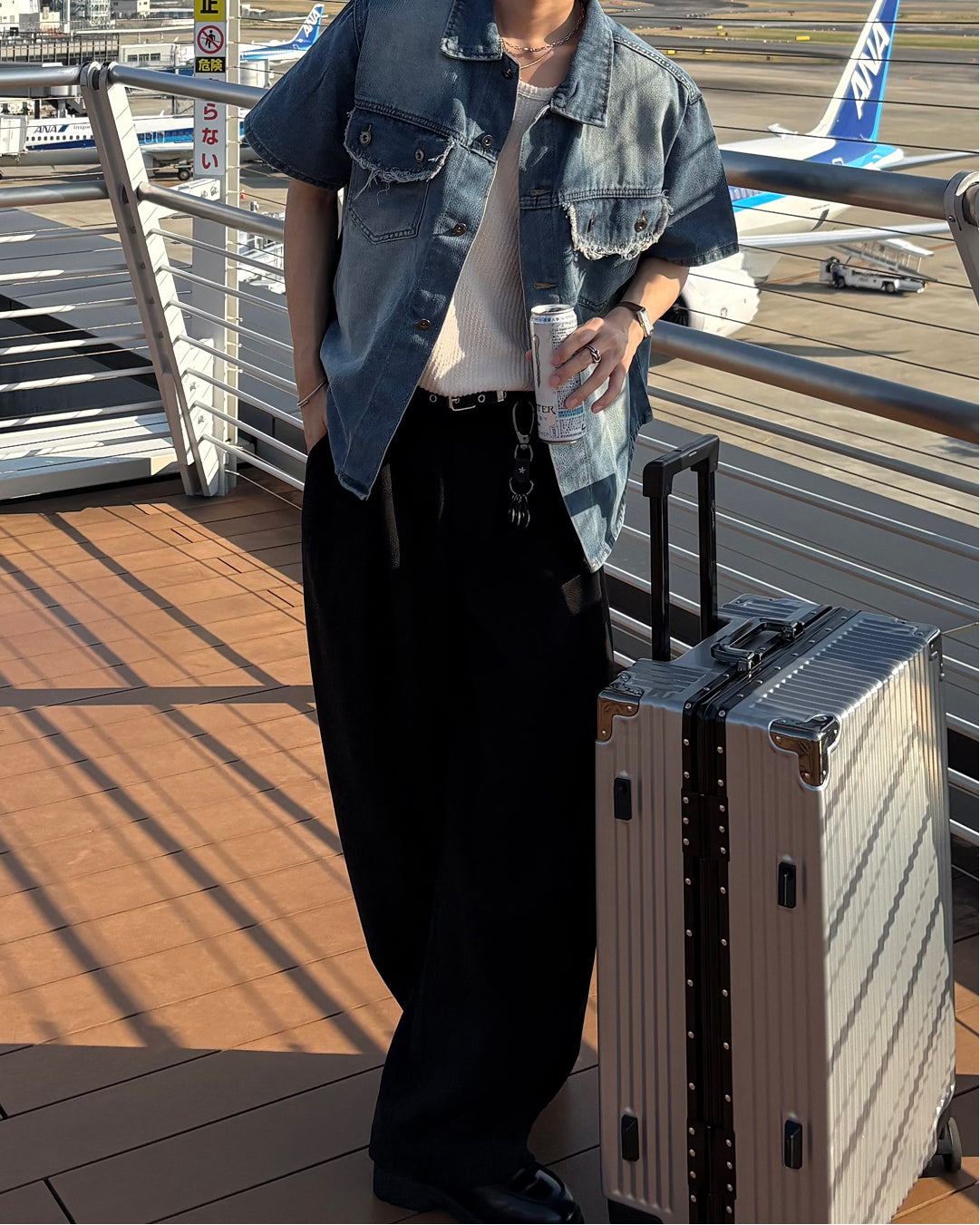 カットオフスリーブポケットシャツ WG0331