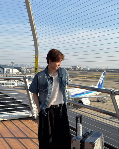 カットオフスリーブポケットシャツ WG0331