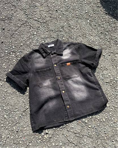 フェードウォッシュデニムルーズシャツ WG0332