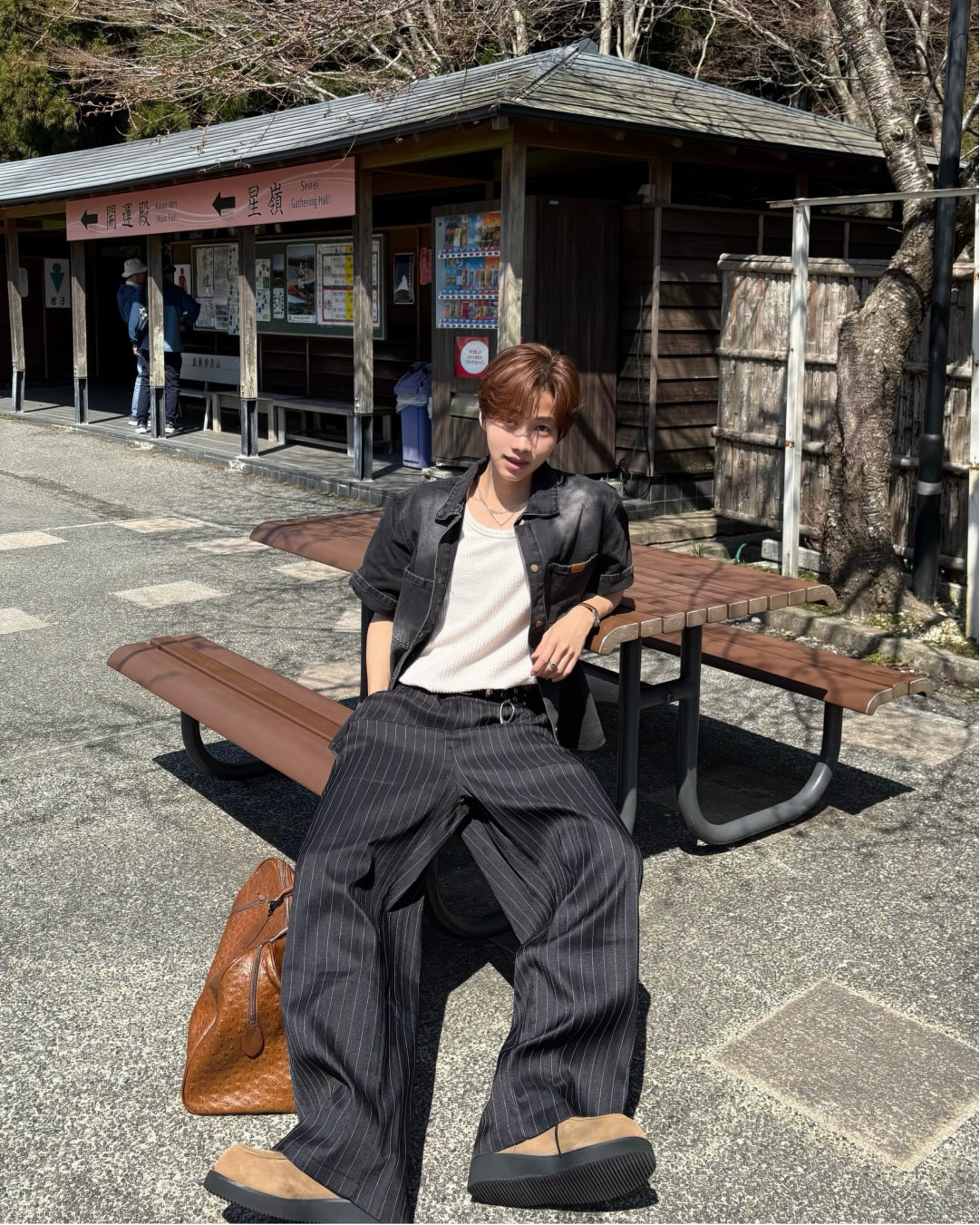 フェードウォッシュデニムルーズシャツ WG0332