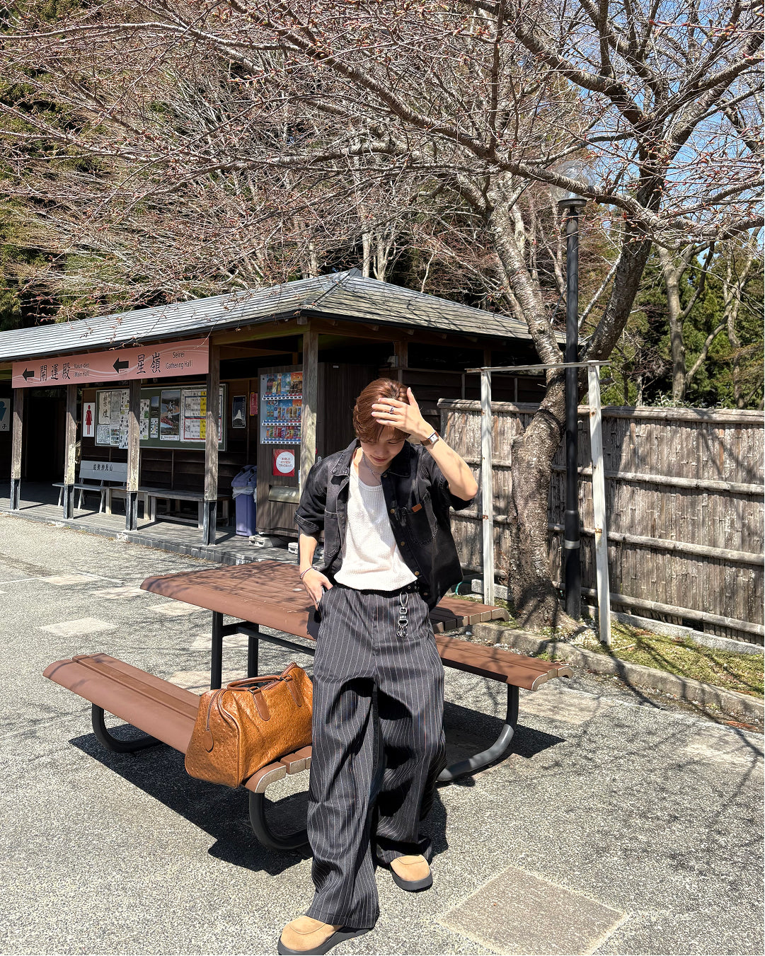 フェードウォッシュデニムルーズシャツ WG0332