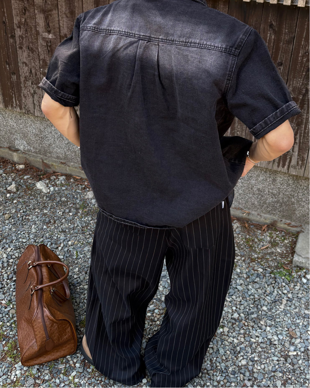 フェードウォッシュデニムルーズシャツ WG0332