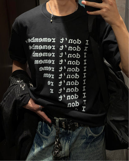 ロゴプリントデザインTシャツ WG0360