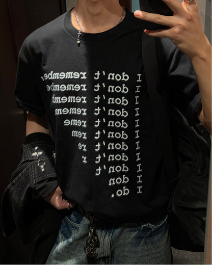 ロゴプリントデザインTシャツ WG0360