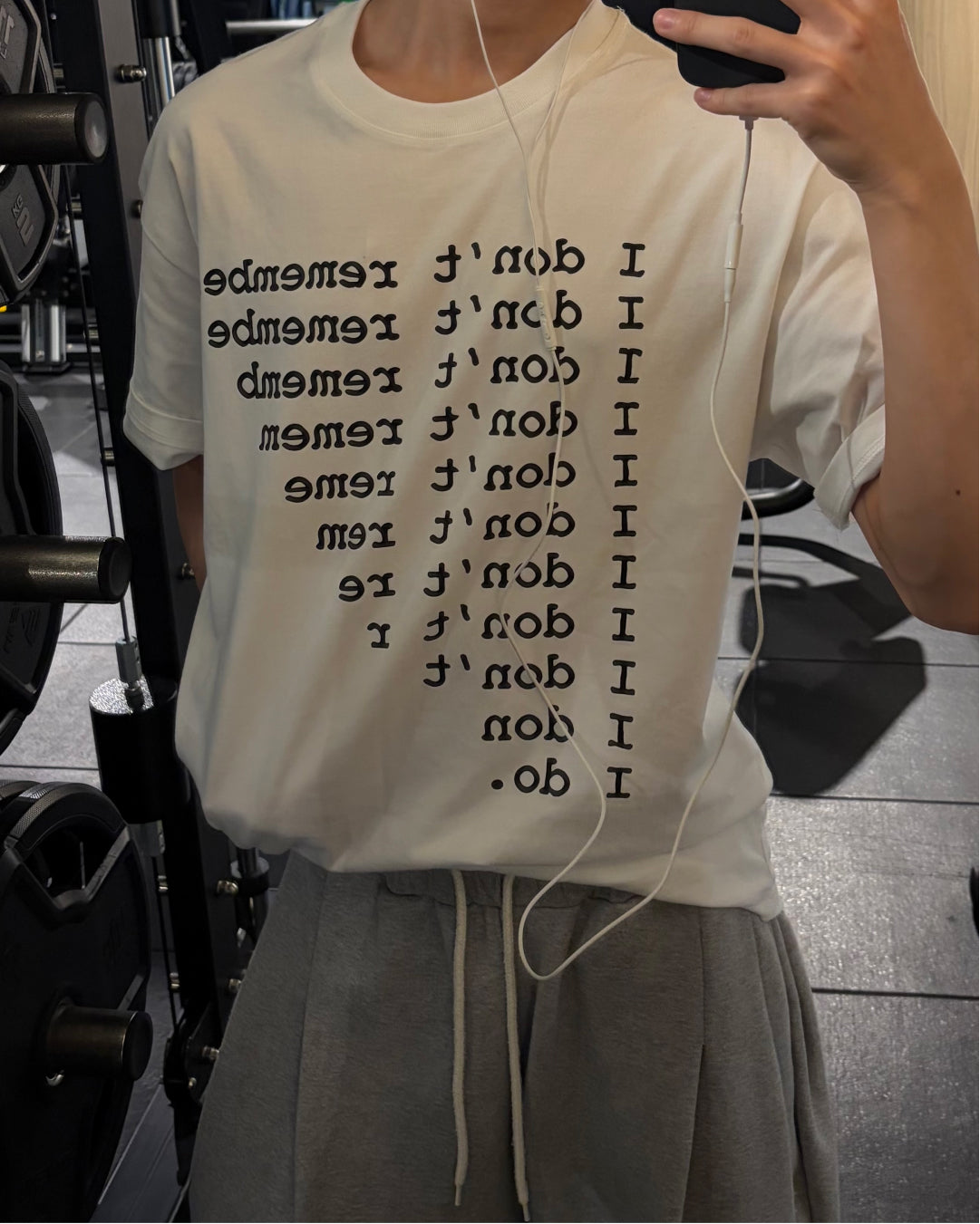 ロゴプリントデザインTシャツ WG0360