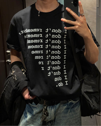 ロゴプリントデザインTシャツ WG0360