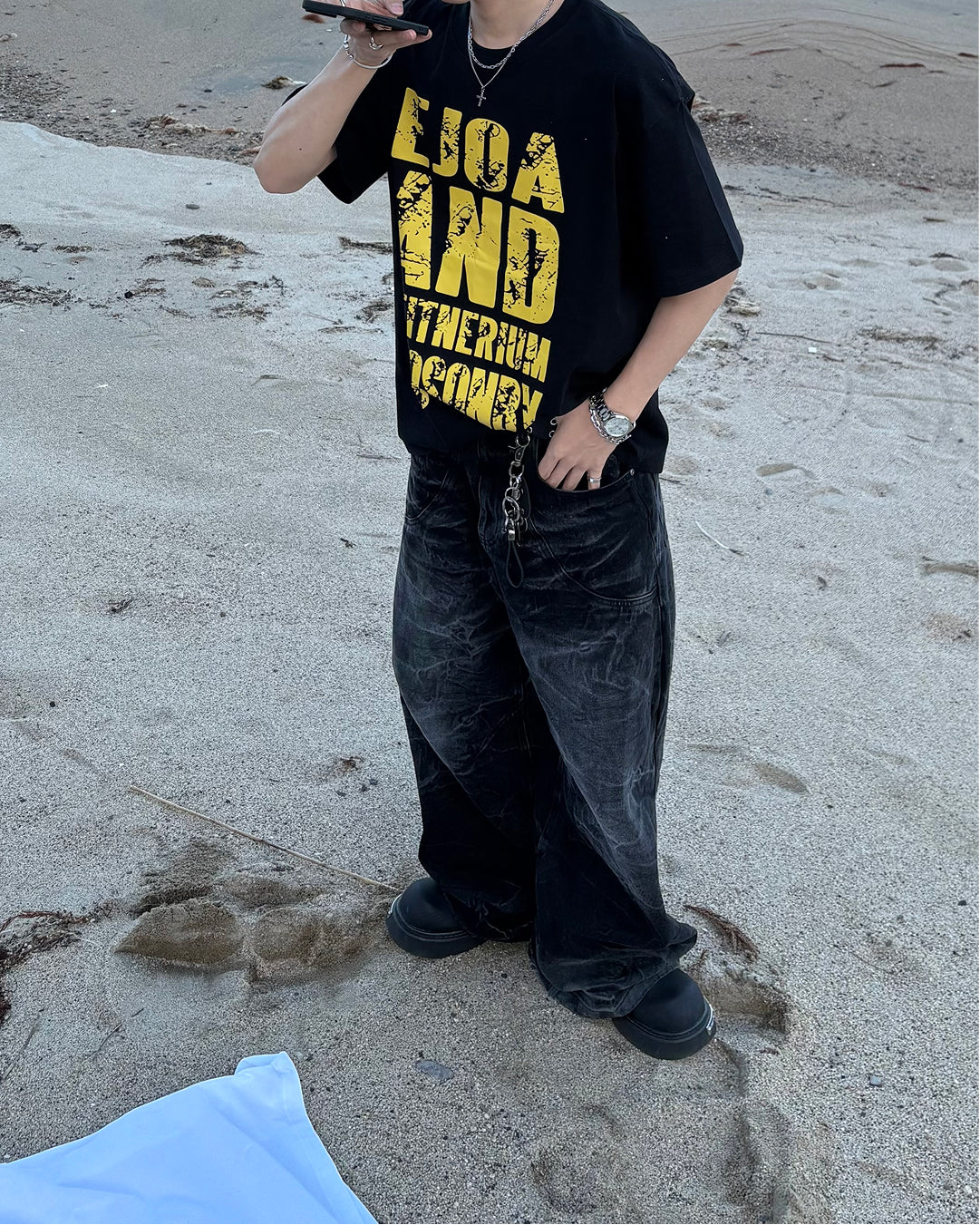 ヴィンテージグラフィックTシャツ WG0371 – YOLO（ヨロ