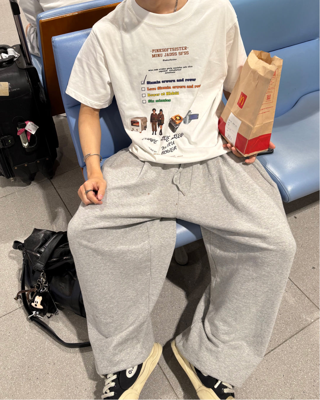 マルチグラフィックTシャツ WG0393