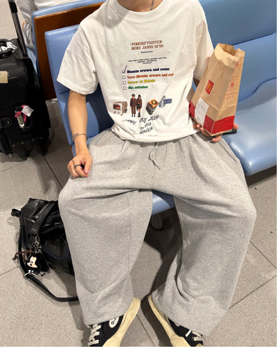 マルチグラフィックTシャツ WG0393