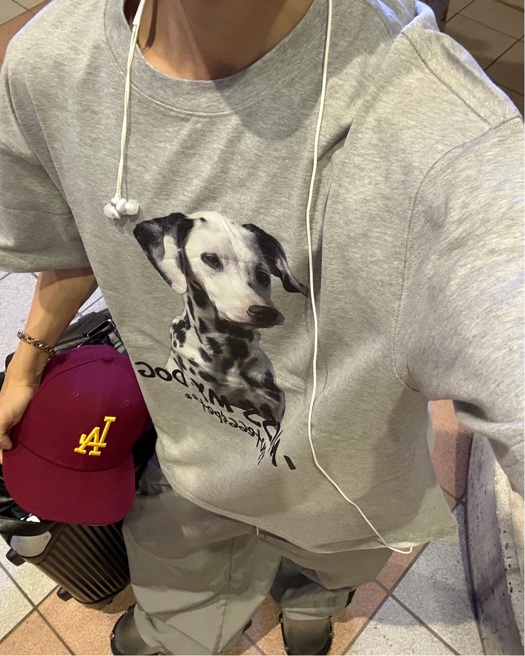 ダルメシアングラフィックTシャツ WG0521