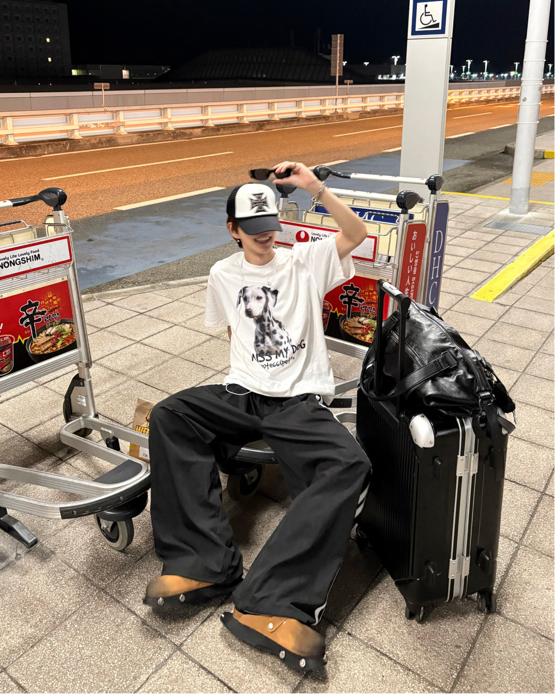 ダルメシアングラフィックTシャツ WG0521