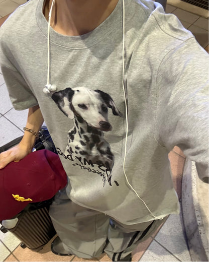 ダルメシアングラフィックTシャツ WG0521