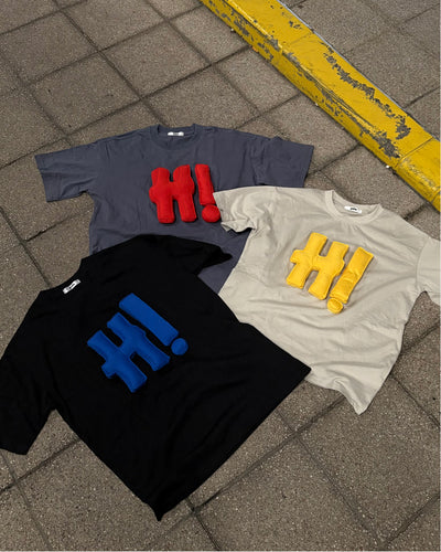 エンボスHロゴTシャツ WG0528