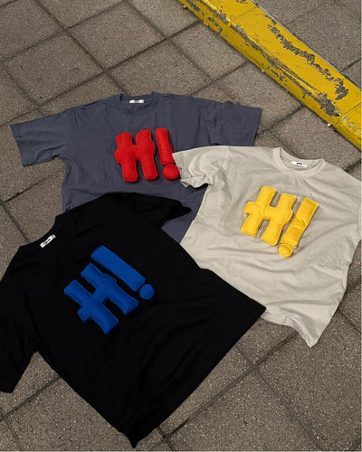 エンボスHロゴTシャツ WG0528