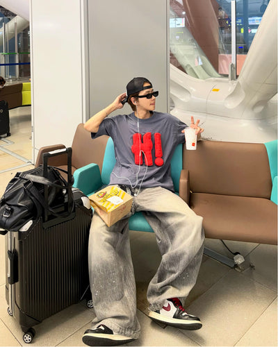 エンボスHロゴTシャツ WG0528