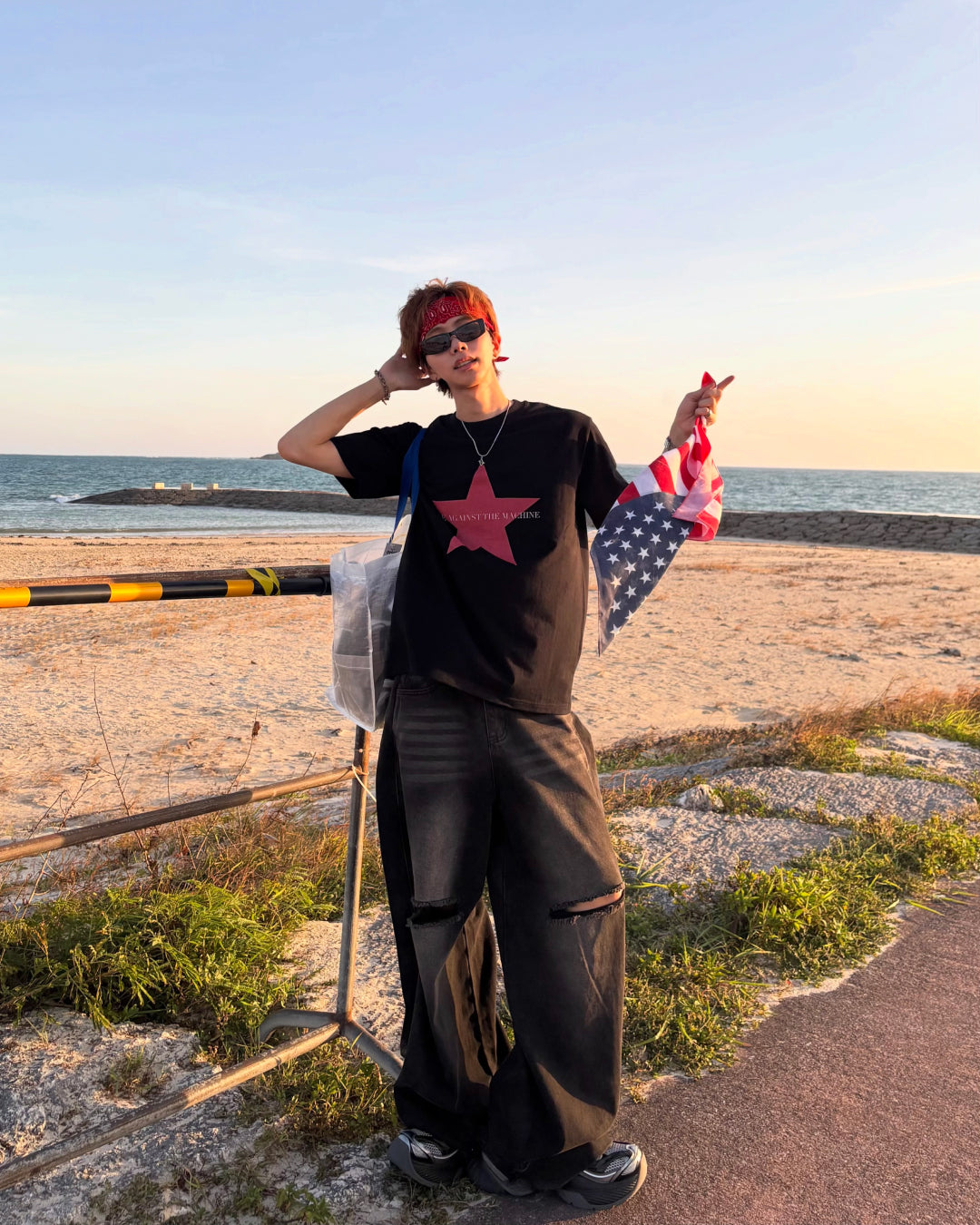 スターグラフィックTシャツ WG0579
