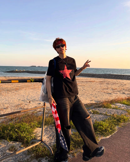 スターグラフィックTシャツ WG0579