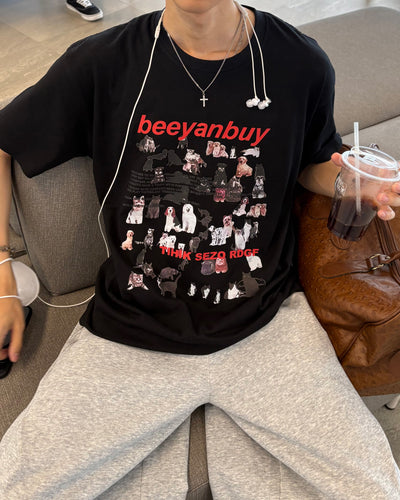 アニマルグラフィクTシャツ WG0586