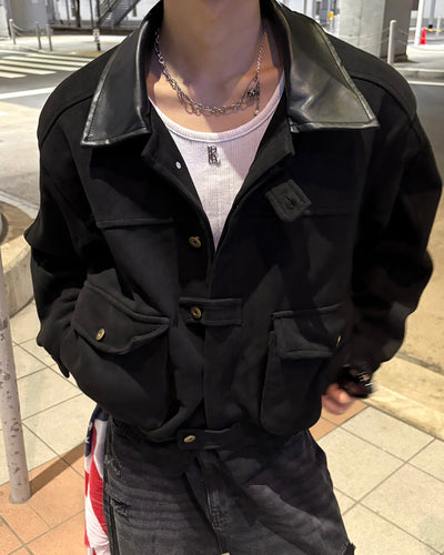 ヴィンテージフェイクスウェードジャケット WG0711
