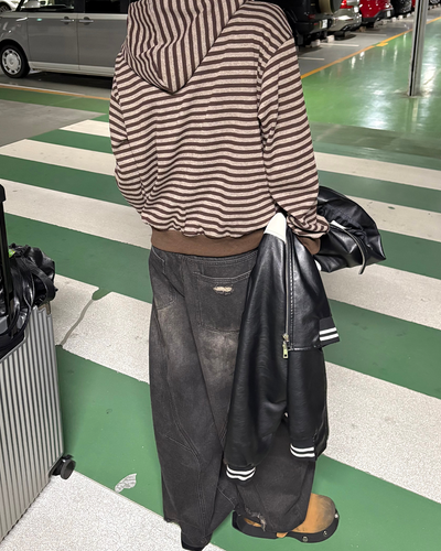 【即納】ダメージカーブデニムパンツ WG5000