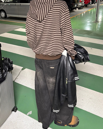 【即納】ダメージカーブデニムパンツ WG5000