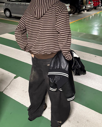 【即納】ダメージカーブデニムパンツ WG5000